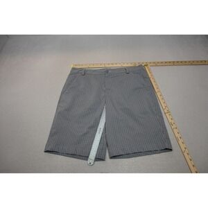 Puma Golf Shorts Mens 36 Grey Plaid Check Stretch Performance Excellent‎